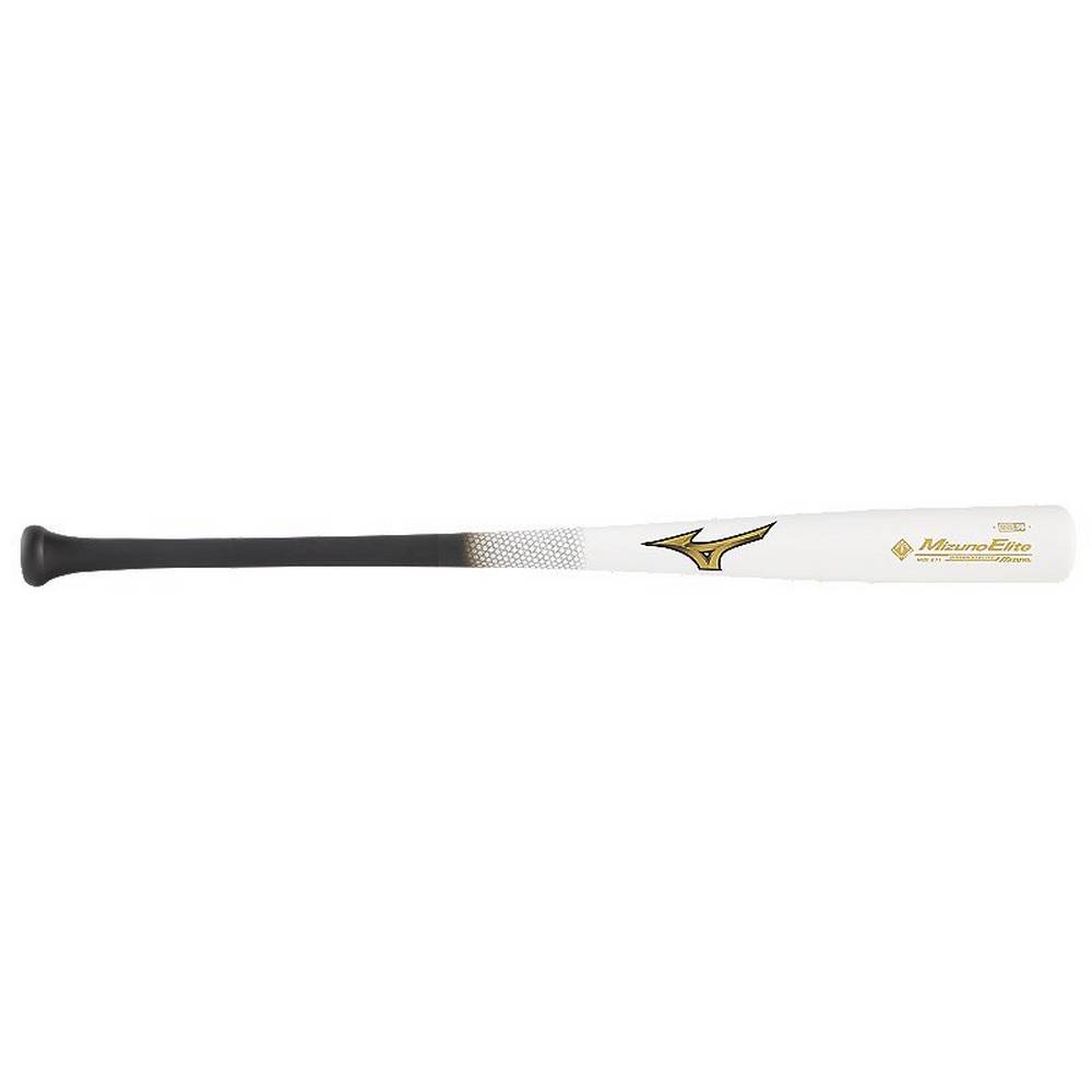 Mizuno MZE 271 Bamboo Elite Wood Férfi Baseball Ütő Fehér/Fekete XUG068325